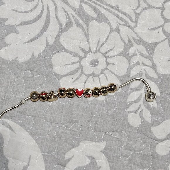 Emojems 3d Charm Gold/Silver Bracelet - Picture 5 of 6